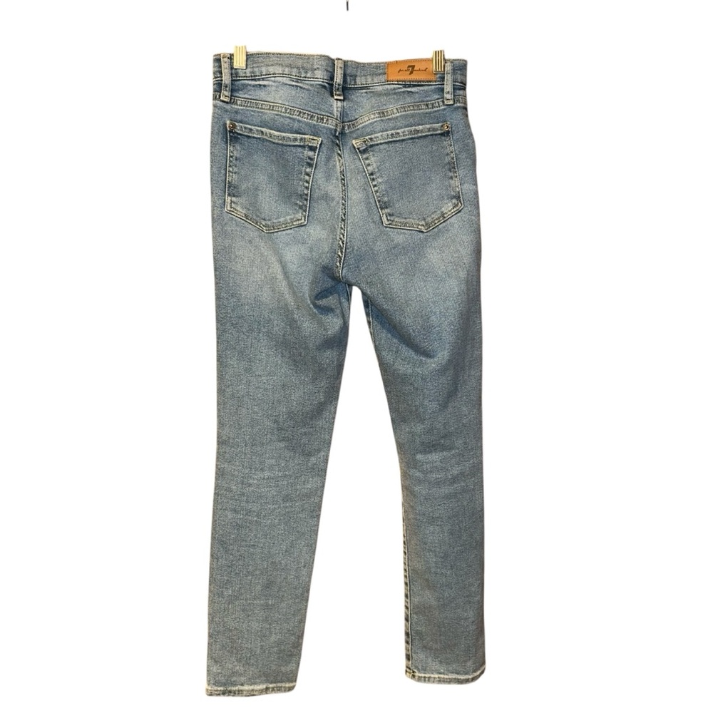 7 For All Mankind Josefina Luxe Vintage Jeans Womens 25 Slim Boyfriend - Picture 2 of 15